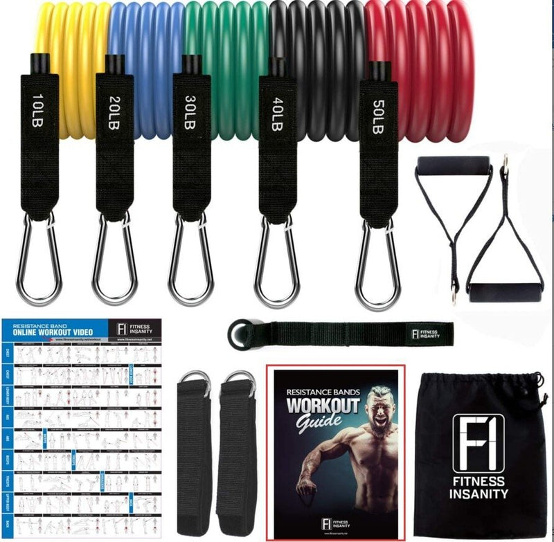 17 piece resistance band set sale