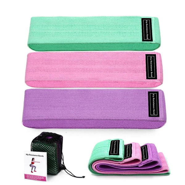 Resistance Bands 3-Piece Set For Fitness Elastic bands exercise - Bullbands