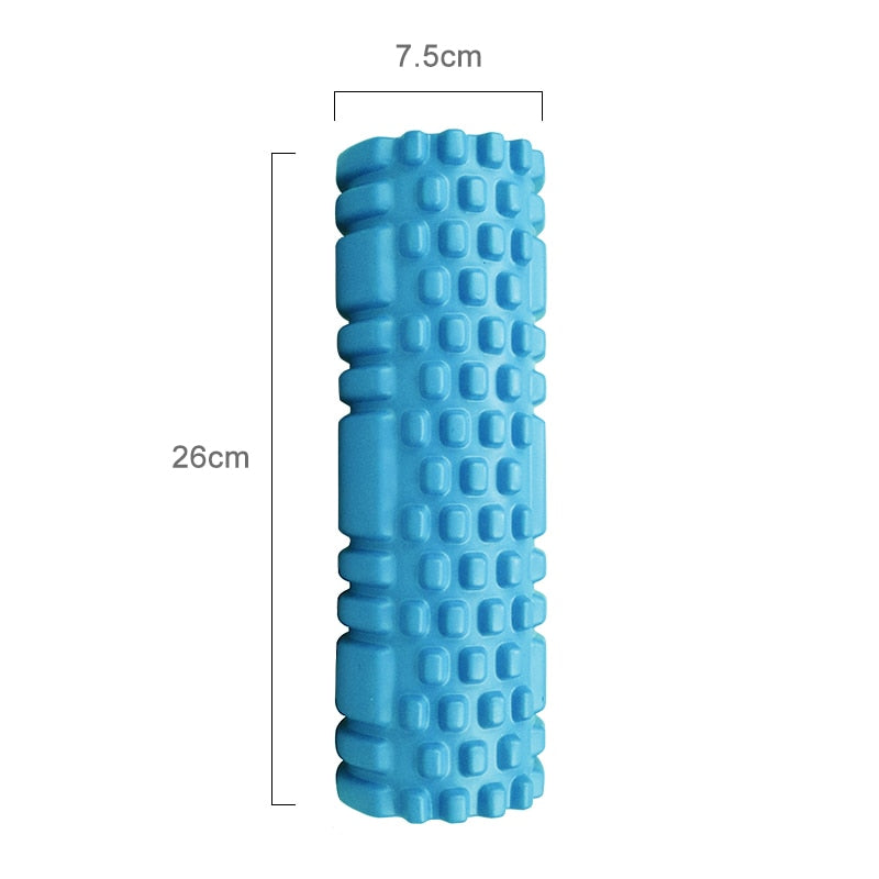 Yoga Column Gym Fitness Foam Roller Pilates Yoga Exercise Back Muscle Massage Roller Soft Yoga Block Muscle roller - Bullbands