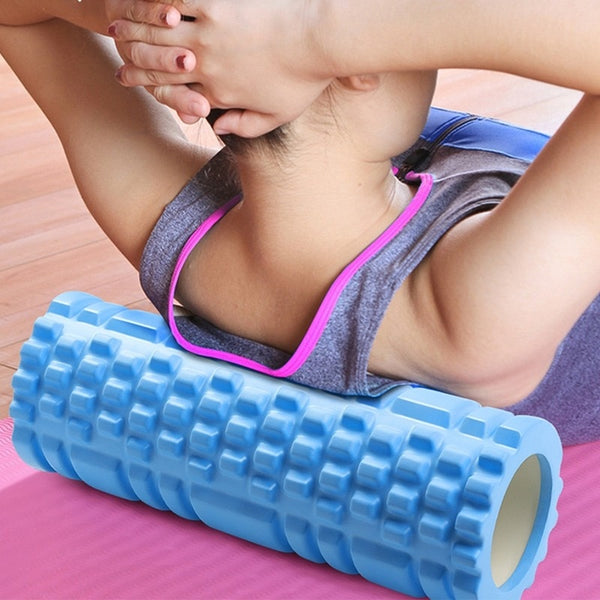 Yoga Column Gym Fitness Foam Roller Pilates Yoga Exercise Back Muscle Massage Roller Soft Yoga Block Muscle roller - Bullbands